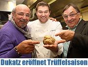 Das Dukatz im Schäfflerhof München eröffnet die Trüffelsaison 2010 in München (Foto. Hansmann PR)